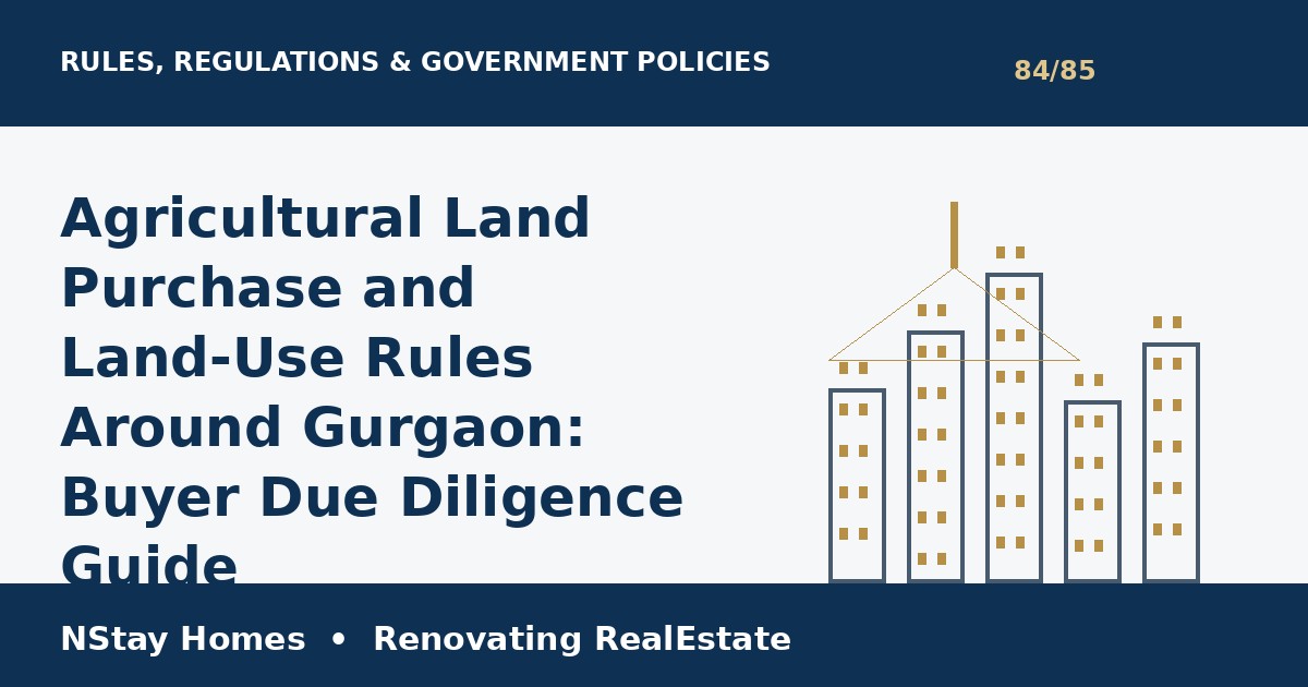 agricultural land rules Gurgaon rules regulations Haryana Gurgaon property guide
