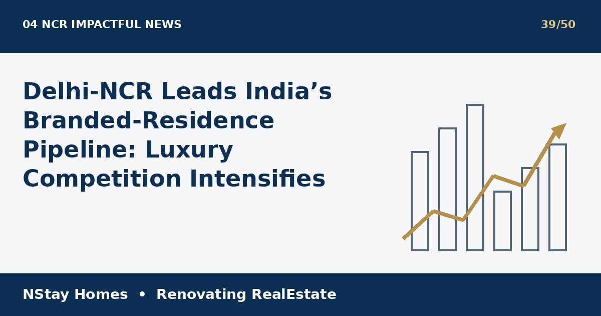 branded residences Delhi NCR latest real estate analysis by NStay Homes