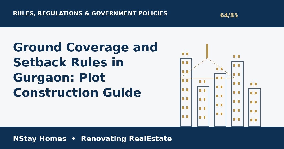 setback rules Gurgaon plots rules regulations Haryana Gurgaon property guide