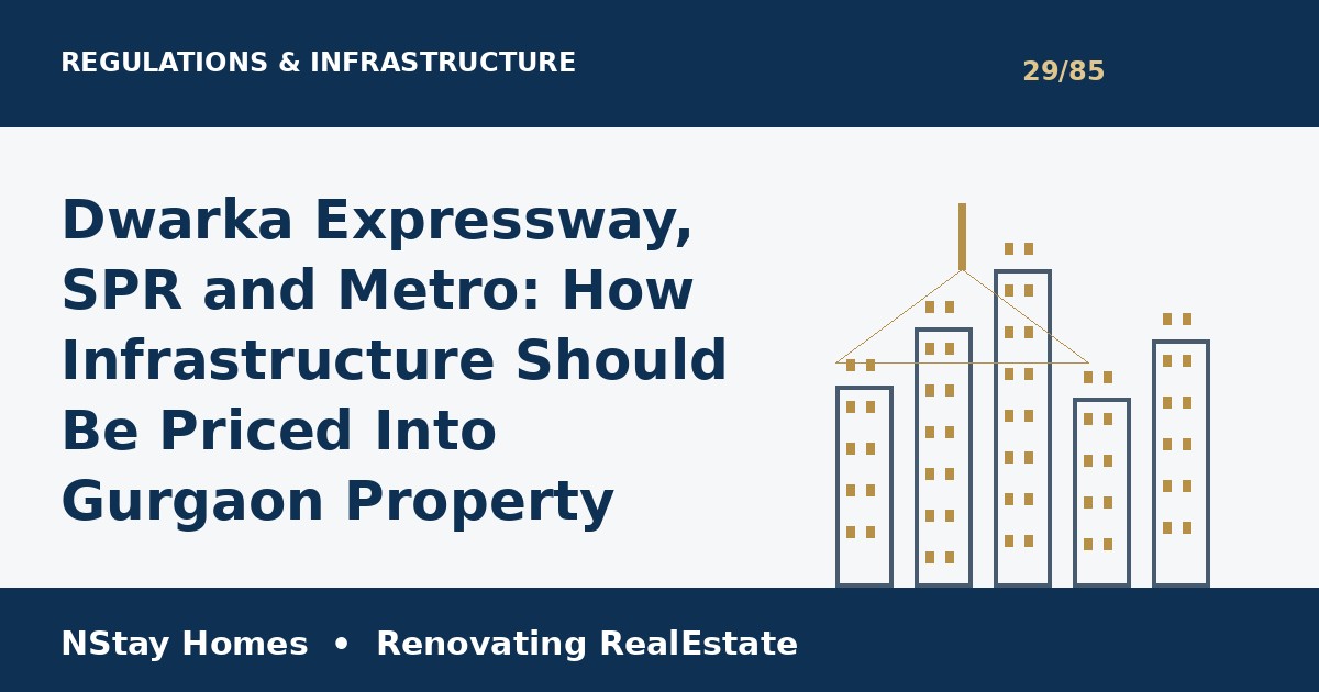 Gurgaon infrastructure property prices NStay Homes market insights 2026
