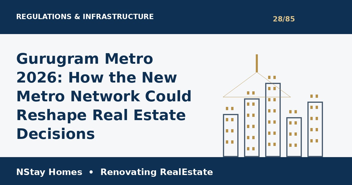 Gurugram Metro real estate NStay Homes market insights 2026
