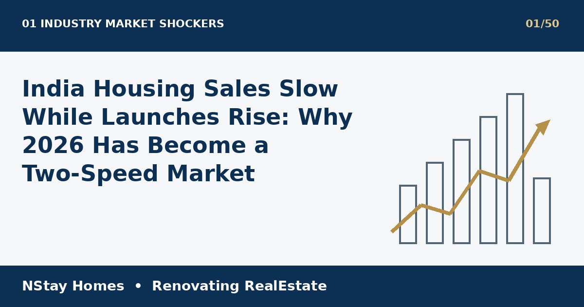 housing sales India 2026 latest real estate analysis by NStay Homes