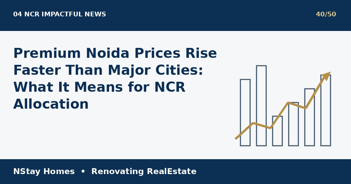 Noida premium property price growth latest real estate analysis by NStay Homes