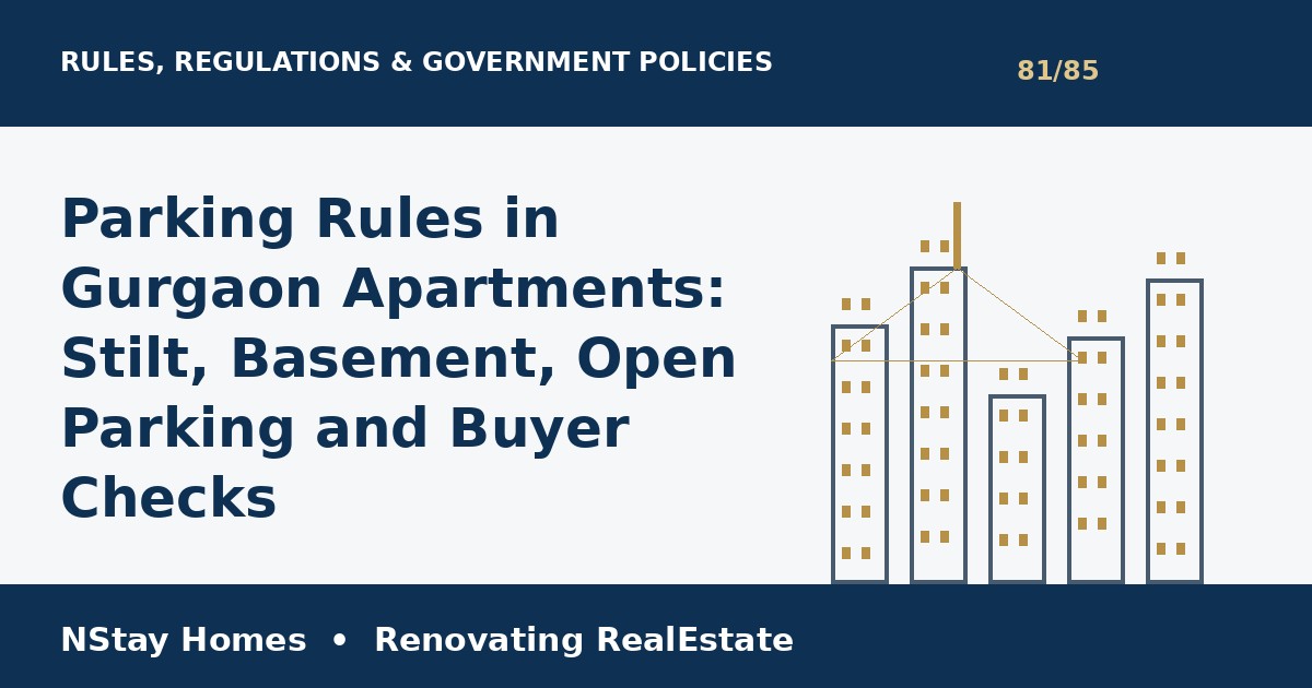 parking rules Gurgaon apartments rules regulations Haryana Gurgaon property guide