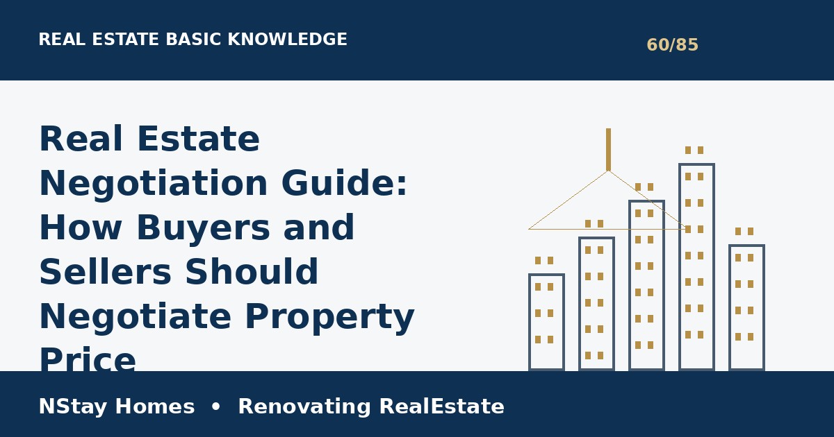 how to negotiate property price complete guide for property buyers and sellers