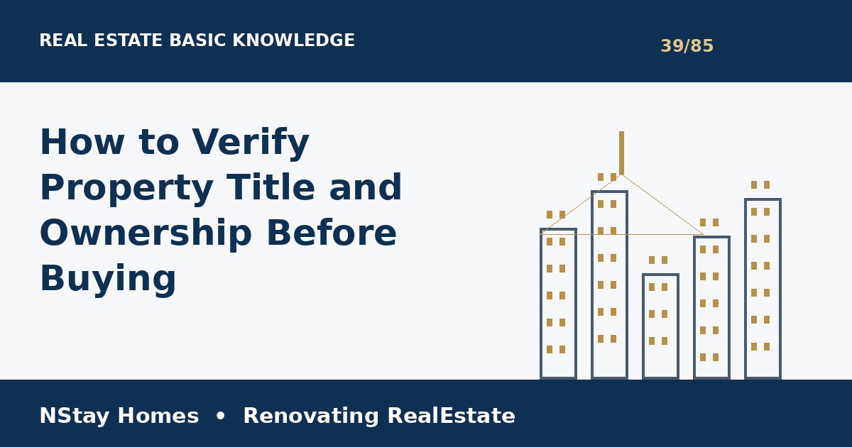 property title verification complete guide for property buyers and sellers