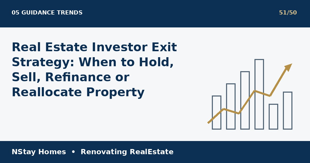 real estate exit strategy India latest real estate analysis by NStay Homes