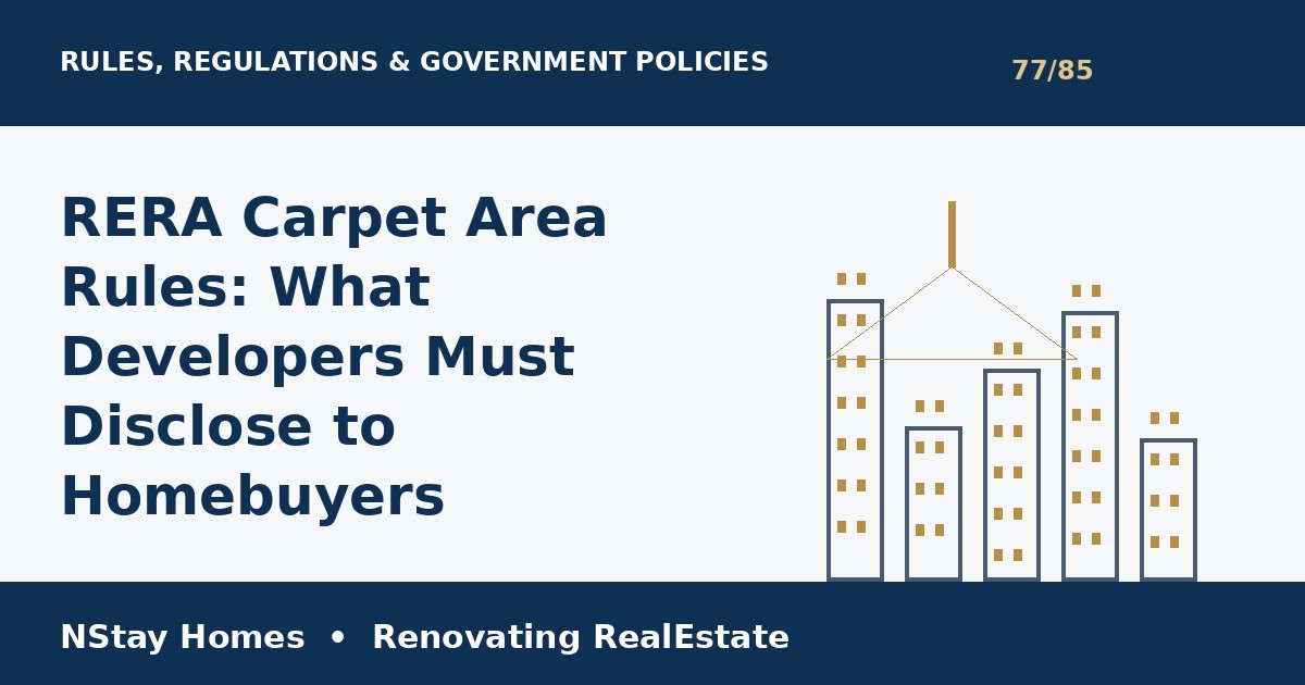 RERA carpet area rules rules regulations Haryana Gurgaon property guide