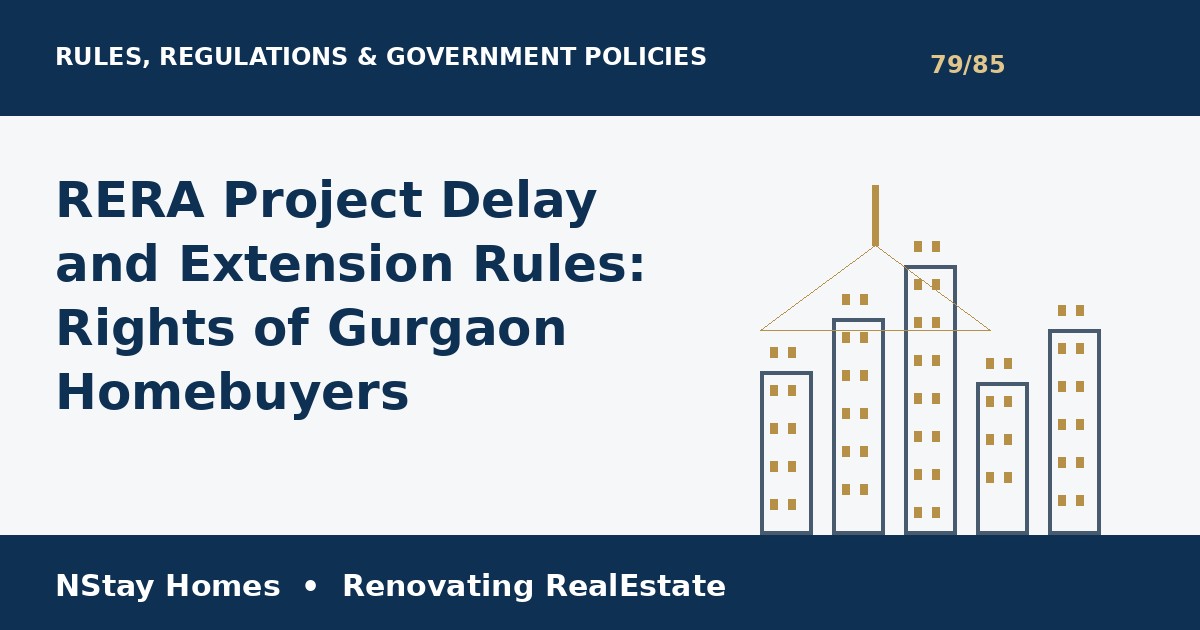RERA project delay Haryana rules regulations Haryana Gurgaon property guide