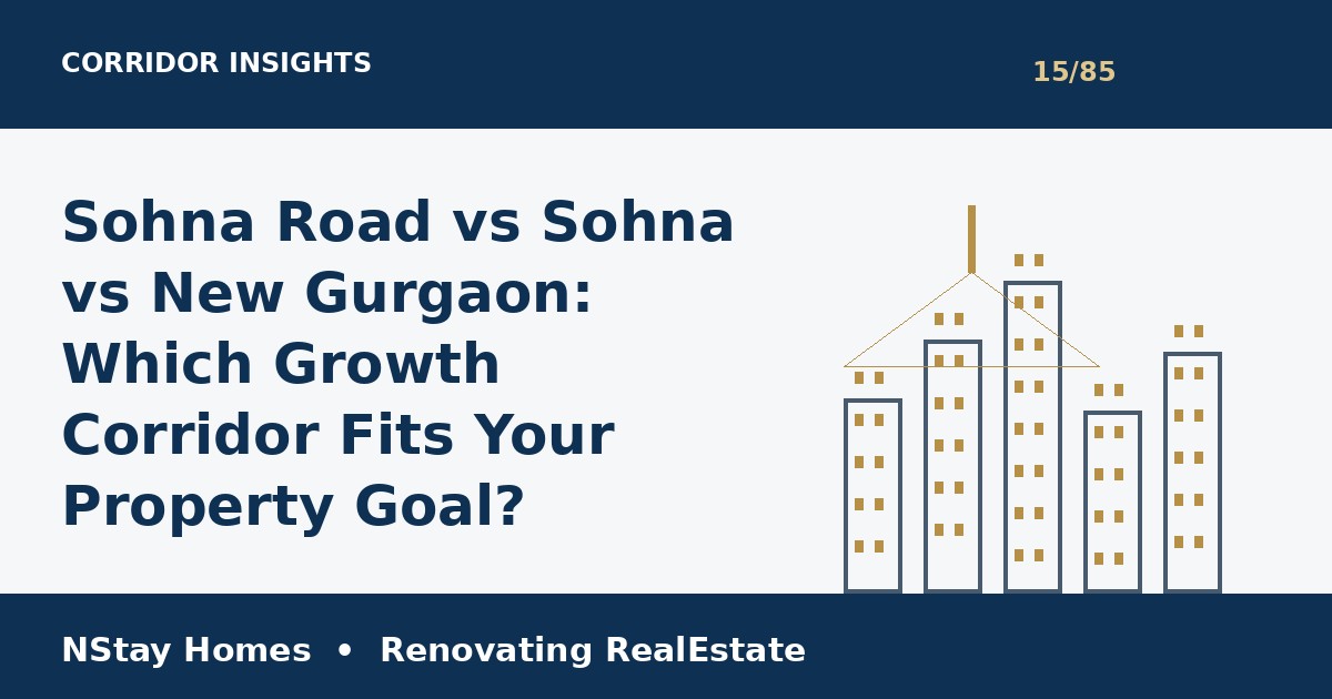 Sohna Road vs New Gurgaon property NStay Homes market insights 2026