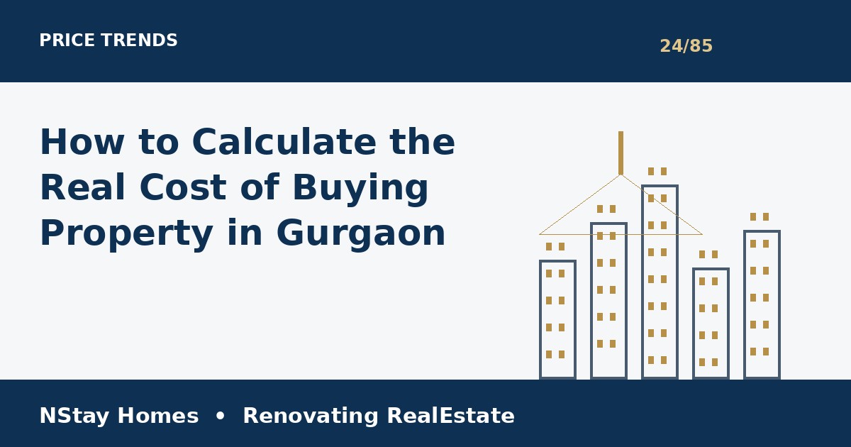 cost of buying property Gurgaon NStay Homes market insights 2026