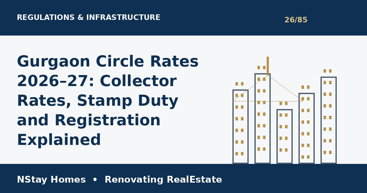 Gurgaon circle rates 2026-27 complete 2026 real estate guide by NStay Homes