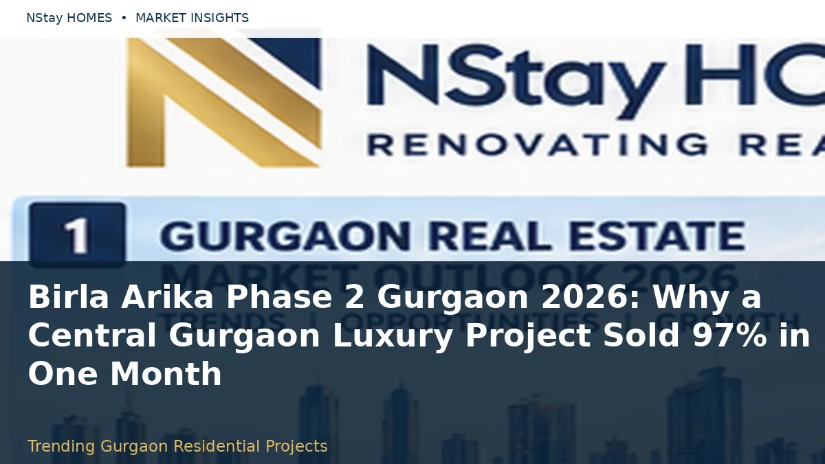 Birla Arika Phase 2 Gurgaon 2026: Why a Central Gurgaon Luxury Project Sold 97% in One Month
