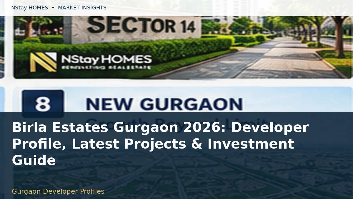 Birla Estates Gurgaon 2026: Developer Profile, Latest Projects & Investment Guide
