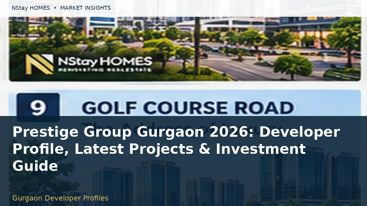 Prestige Group Gurgaon 2026: Developer Profile, Latest Projects & Investment Guide