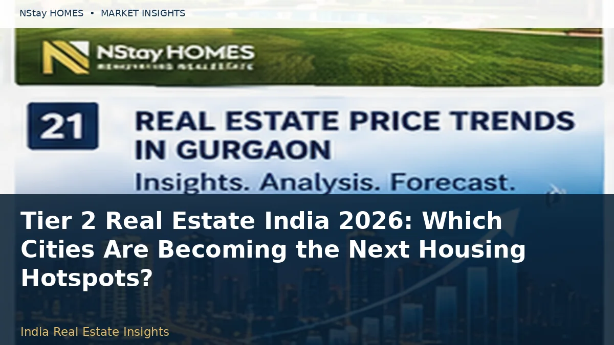 Tier 2 Real Estate India 2026: Which Cities Are Becoming the Next Housing Hotspots?