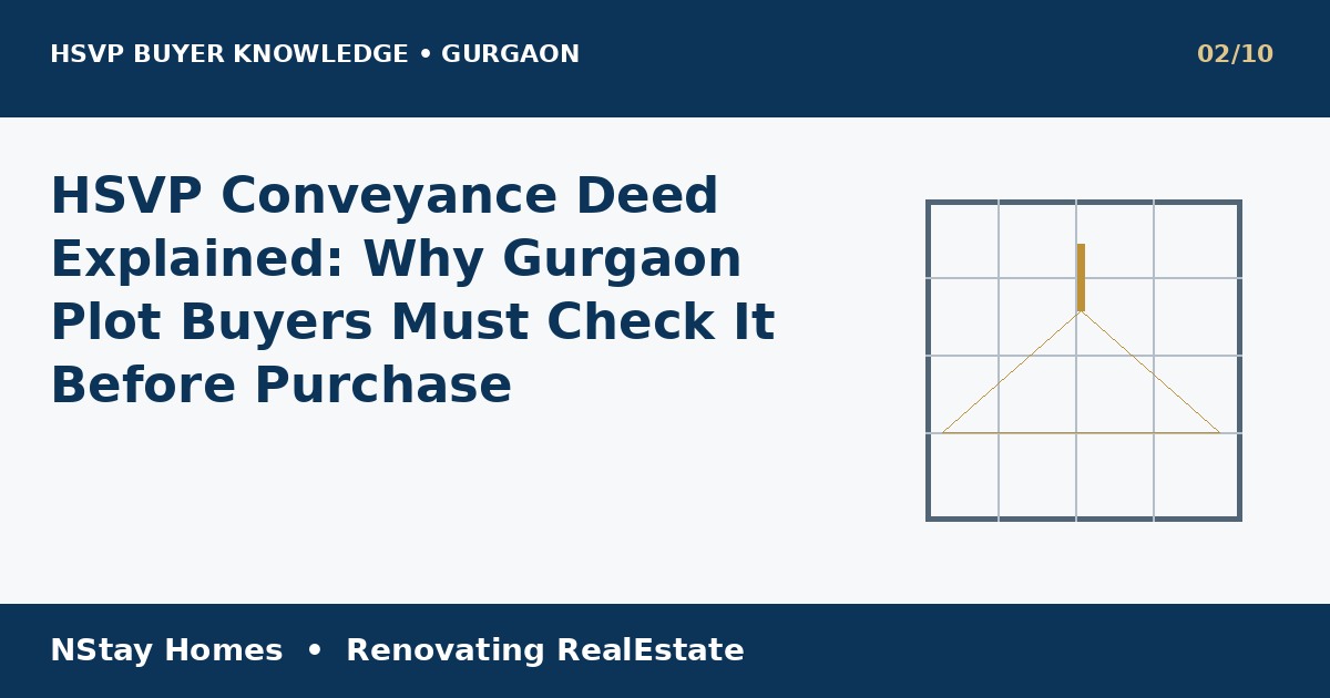 HSVP conveyance deed Gurgaon HSVP Gurgaon buyer guide NStay Homes