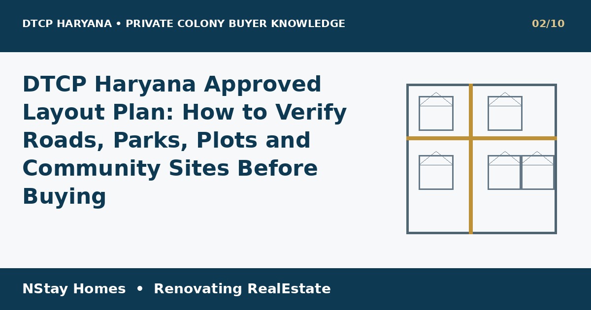 DTCP approved layout plan Haryana DTCP Haryana Gurgaon buyer guide