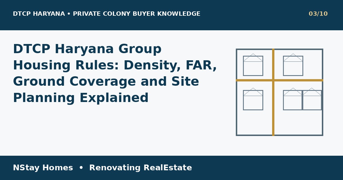 DTCP group housing rules Haryana DTCP Haryana Gurgaon buyer guide