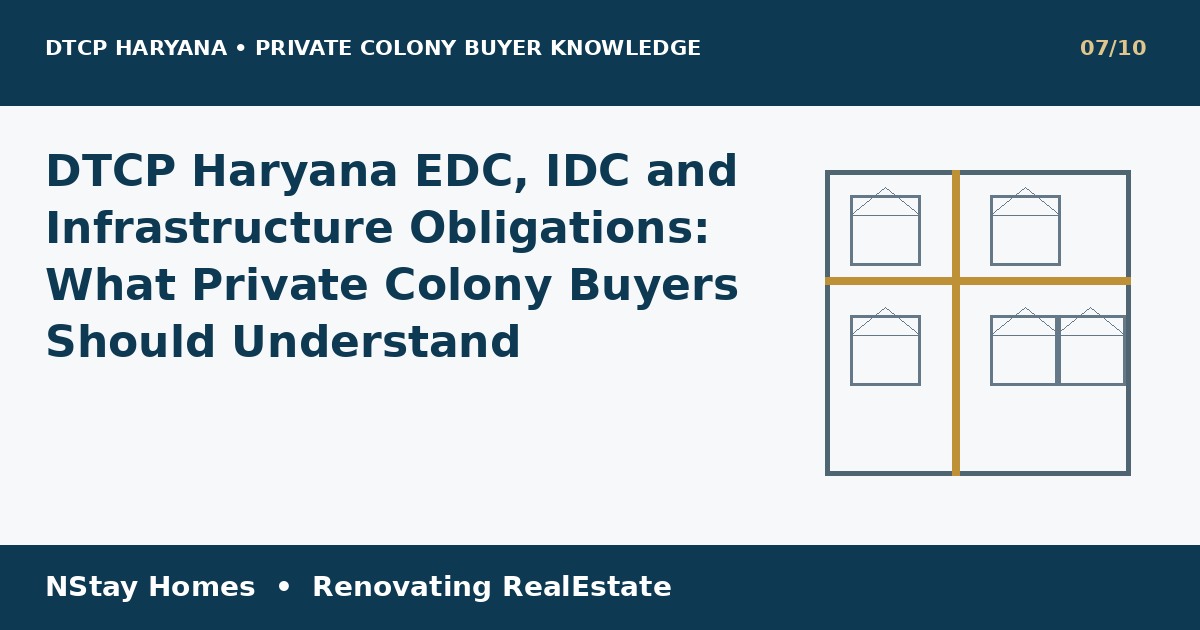 EDC IDC Haryana private colony DTCP Haryana Gurgaon buyer guide