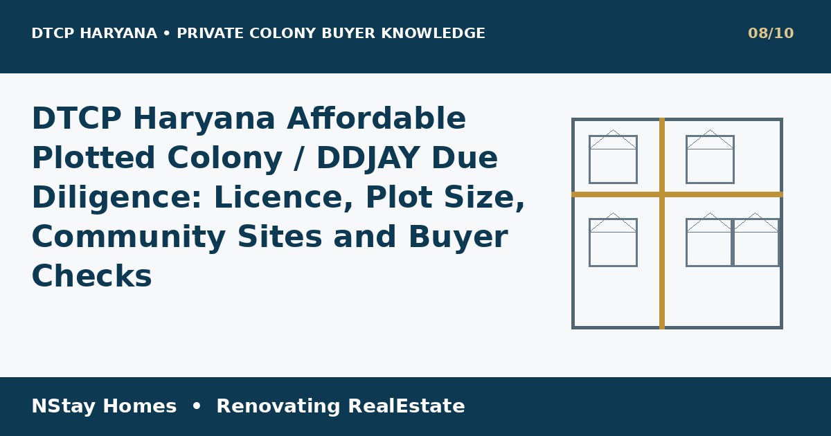 DDJAY licence Haryana buyer guide DTCP Haryana Gurgaon buyer guide