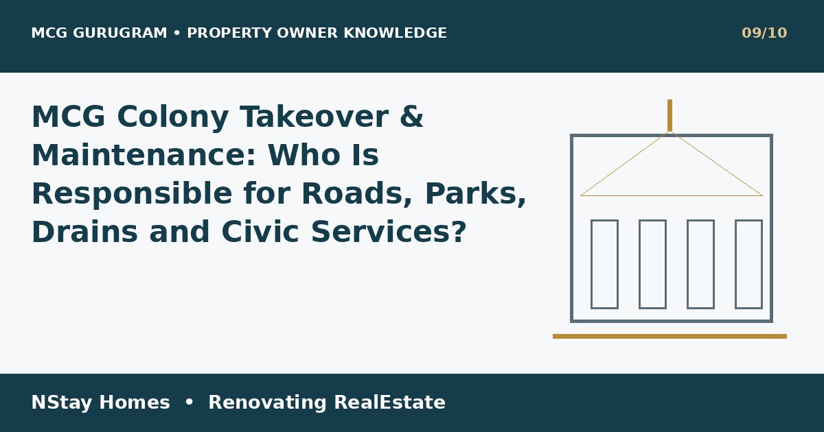 MCG colony takeover Gurugram MCG Gurugram property guide NStay Homes