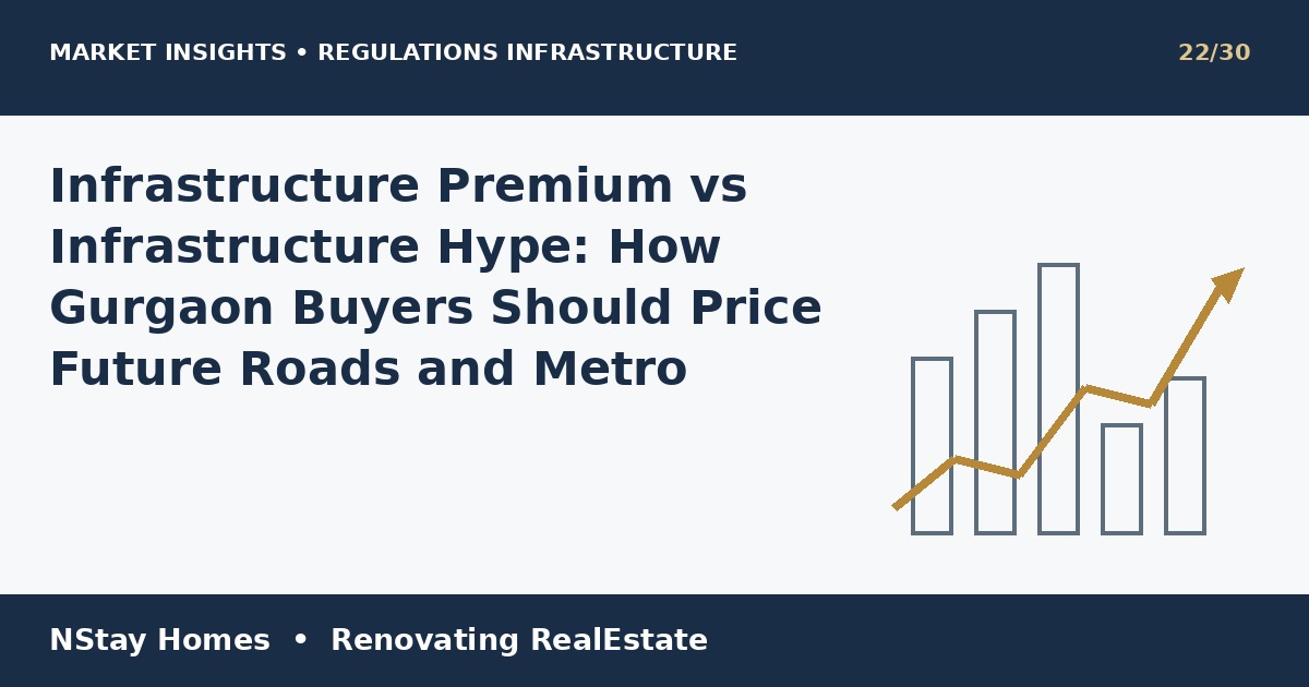 infrastructure impact property prices Gurgaon Gurgaon market research NStay Homes